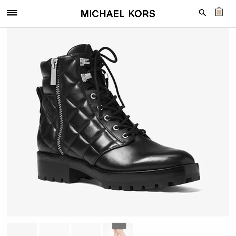 Combat boots (michael kors)